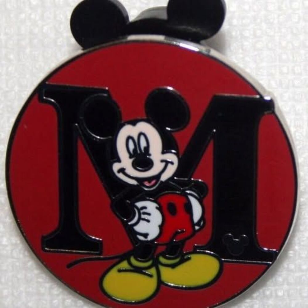 WDW - Hidden Mickey Series III - Alphabet - Mickey (M)